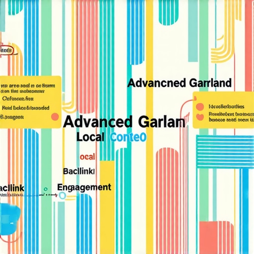 Advanced Garland Local SEO Strategies Infographic Infographic on Garland local SEO tactics including backlinks, local content, and customer engagement