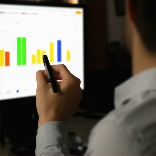 Consultant analyzing local SEO data for Garland business