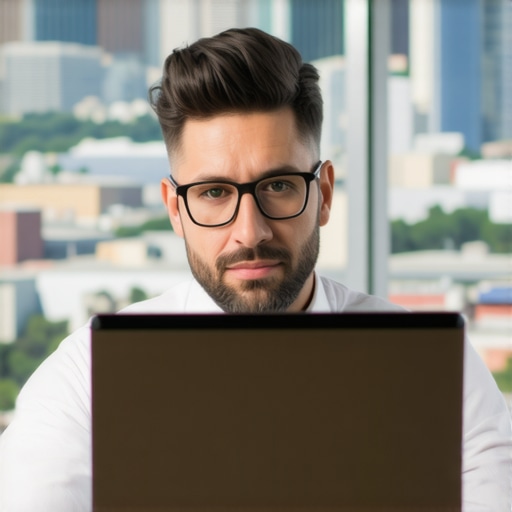 SEO consultant analyzing local Garland SEO data on a laptop