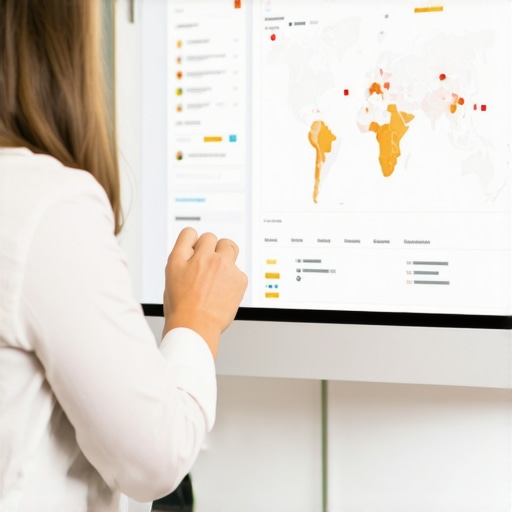 Person working with maps and SEO software on a computer for Garland local marketing.