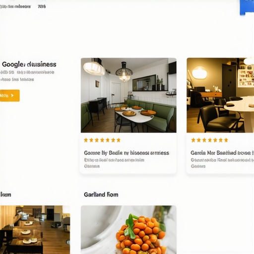 Screenshot of a Garland business's Google My Business profile highlighting reviews, photos, and updates.
