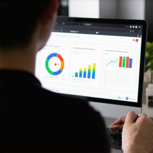 Person editing Google Business Profile on computer for local SEO in Garland