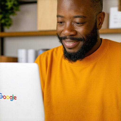 Business owner editing Google My Business listing in Garland.