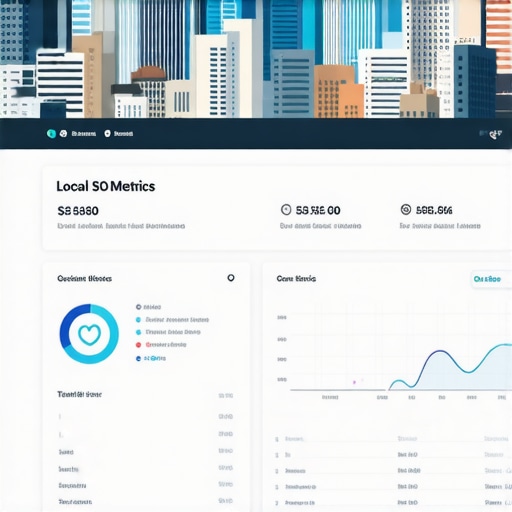 Detailed view of a local SEO analytics dashboard showing rankings, citations, and reviews for Garland
