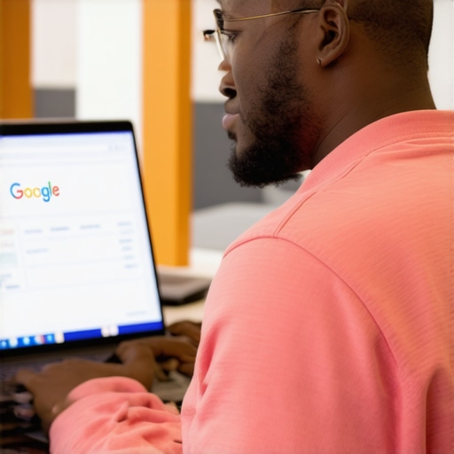Business owner optimizing Google profile