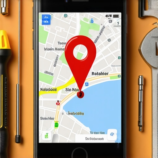 How to fix a Garland map pin that keeps shifting positions on mobile