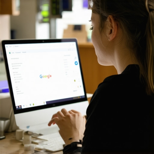 Business owner adjusting map pin location on Google Maps for Garland shop.
